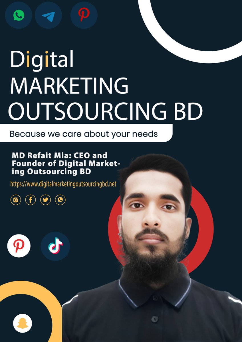 mdrefaitmia's tweet photo. MD Refait Mia CEO and Founder of Digital Marketing Outsourcing BD
MD Refait Mia is the visionary CEO and Founder of Digital Marketing Outsourcing BD, established in 2022. #ceomdrefaitmia
#refait
#REFAIT
#DIGITALMARKETINGOUTSOURCINGBDCEOANDFOUNDERMDREFAITMIA
#ceomdrefaitmia https://t.co/BdTzulHaZ4
