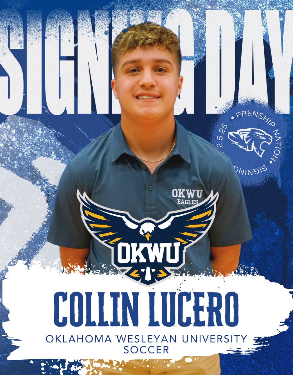 Blessed to sign a scholarship offer today with #OKWU ✍️🦅⚽️