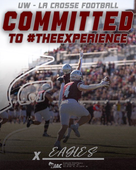 Drew Cooney (@dcooney10) on Twitter photo The school. The city. The team. #TheExperience canโt wait to be an Eagle! <a href="/UWLEagleFB/">UW-La Crosse Football</a> The school. The city. The team. #TheExperience canโt wait to be an Eagle! <a href="/UWLEagleFB/">UW-La Crosse Football</a>