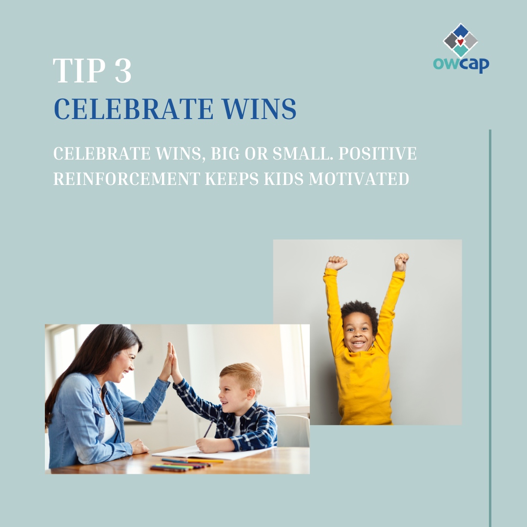 Support your child's learning at home with these 4 easy tips to boost curiosity, confidence, and creativity! 🏠💡

#OWCAP #HeadStartWorks #parentsasteachers #ParentTips #StrongerFamilies #CommunityActionWorks