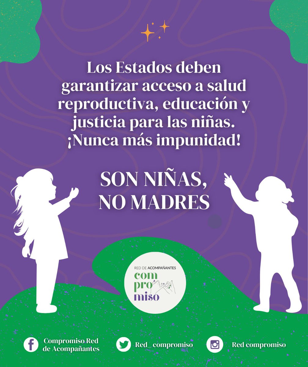CompromisoRed's tweet image. ✨ ¡Ganan las niñas! ✨

📢 Se ha emitido condenas históricas contra Ecuador y Nicaragua por violar los derechos humanos de tres niñas, Norma, Lucía y Susana, quienes fueron víctimas de violencia sexual y forzadas a la maternidad. 

La maternidad forzada es tortura.