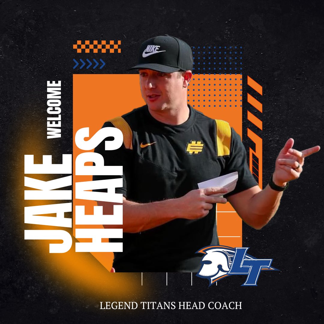 The Legend Department of Athletics is proud to announce the hiring of Jake Heaps as the new Head Football Coach.