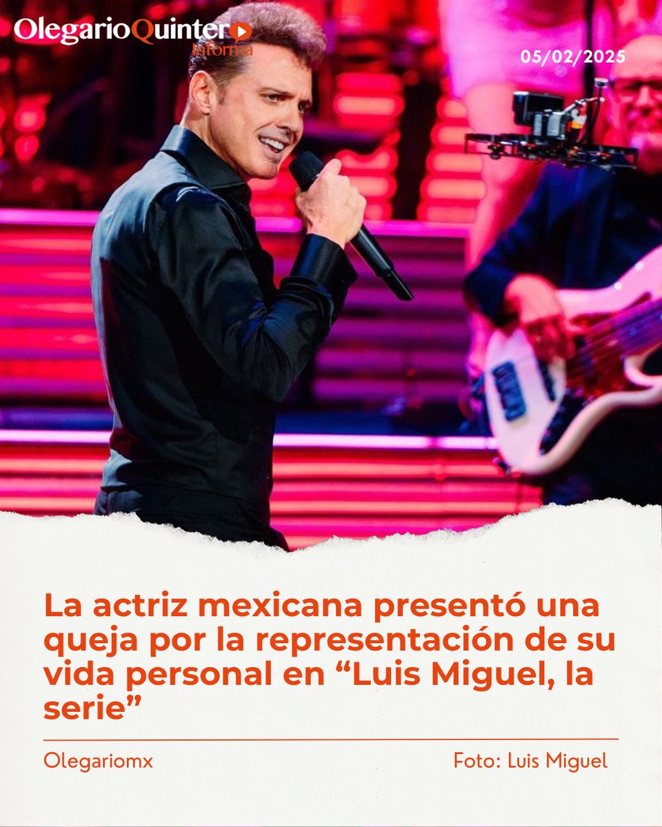 OlegarioMX's tweet photo. 🔴 ¡Issabela Camil denuncia a Netflix ❗ Tras el personaje que hace representación de su vida personal en "Luis Miguel, la serie".
La Fiscalía General de la República instruyó a #Netflix a eliminar todas las escenas sexuales.
#LuisMiguel #IssabelaCamil #Denuncia #serie https://t.co/HFP7M0PqAT