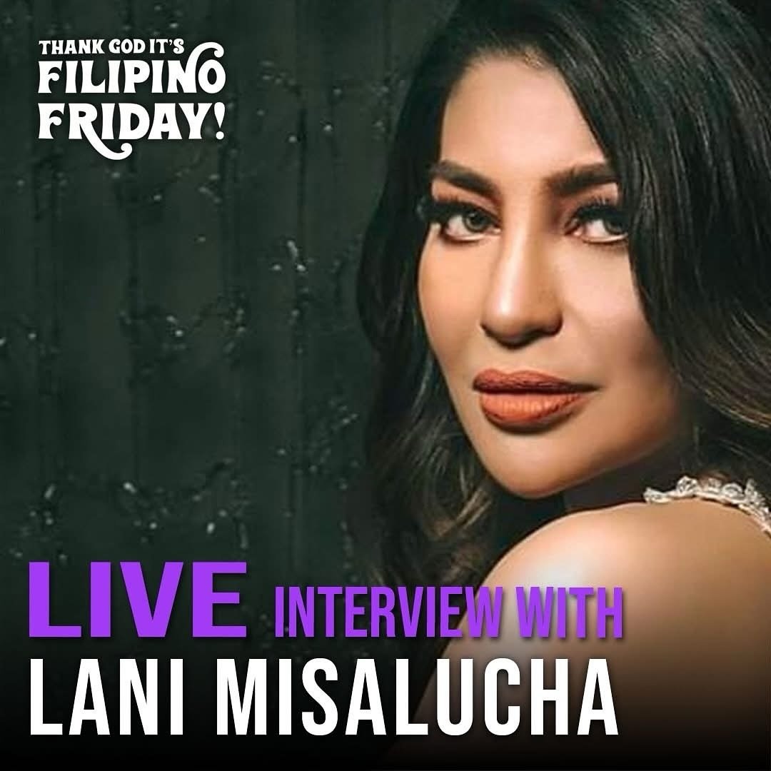 LaniMisalucha's tweet photo. Asiaโs Nightingale, Lani Misalucha, will be with Richard and Johnny LIVE on this weekโs Filipino Friday Podcast at 9am EST (Feb 7).
@throga.vocalgym
Tune in at https://t.co/PCWSdnEnWW
#LaniMisalucha #throga #filipinofriday #asiasnightingale - https://t.co/8h411PFBkF https://t.co/k6ZUz6lgo2
