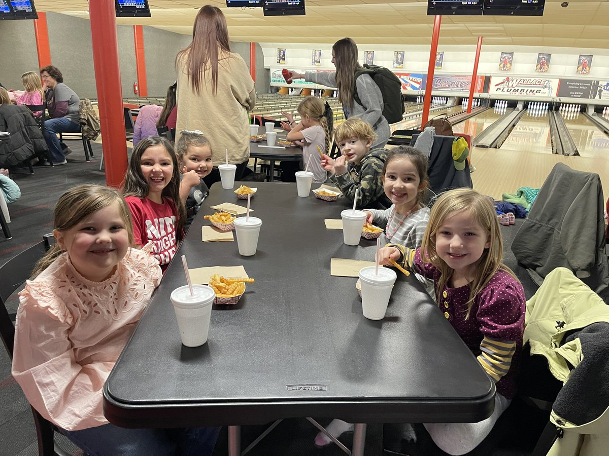 cv_ecc's tweet photo. The kindergarten classes loved their field trip to Olympic Lanes today! A huge shoutout to Olympic Lanes! https://t.co/xUoYqIxAsz