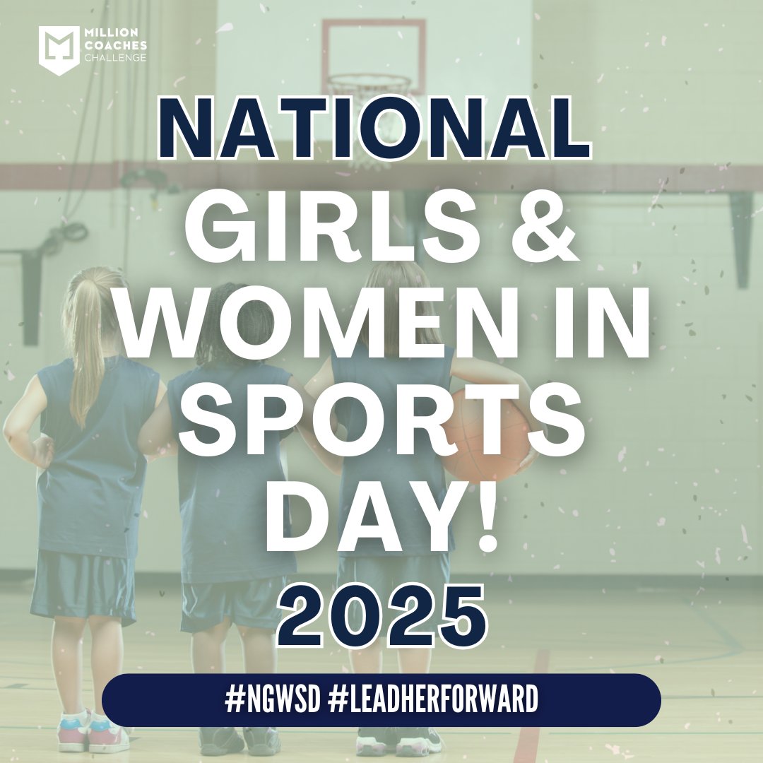 Million Coaches Challenge (@millioncoaches) on Twitter photo We’re celebrating National Girls & Women in Sports Day powered by <a href="/WomensSportsFdn/">Women's Sports Foundation</a>— a powerful reminder of the strength, resilience, and leadership of female athletes and coaches everywhere. 💪✨
At the Million Coaches Challenge, we believe in the power of coaching to uplift and We’re celebrating National Girls & Women in Sports Day powered by <a href="/WomensSportsFdn/">Women's Sports Foundation</a>— a powerful reminder of the strength, resilience, and leadership of female athletes and coaches everywhere. 💪✨
At the Million Coaches Challenge, we believe in the power of coaching to uplift and