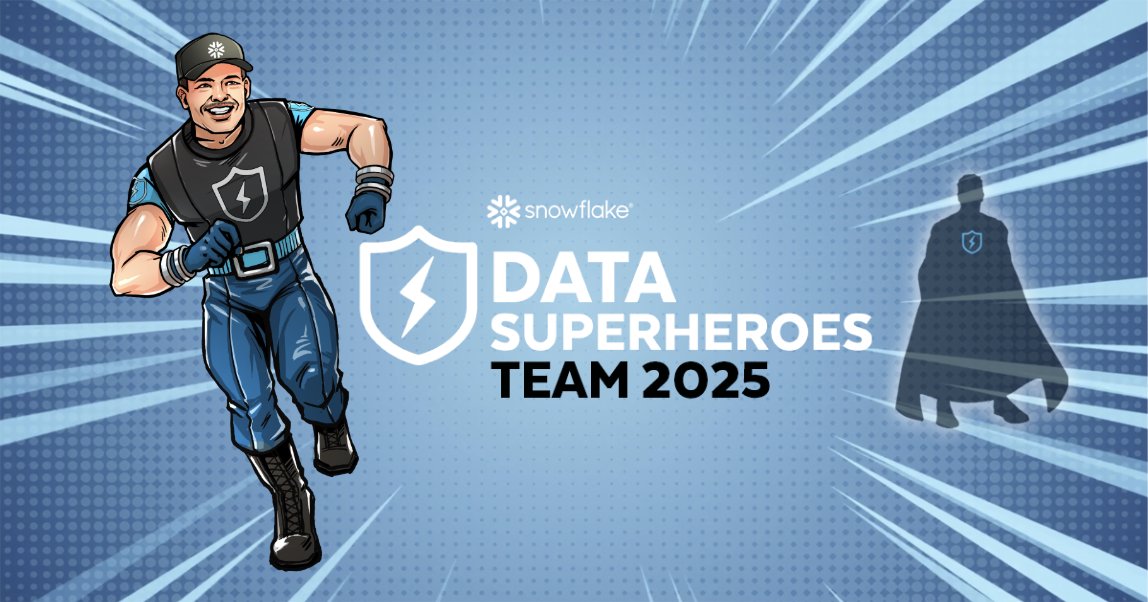 kaz3284's tweet image. 今年も #DataSuperheroes に選出いただきました🙌

Snowflakeユーザが加速度的に増えている中で選ばれて光栄です！引き続き精進します🏃
It&apos;s my honor to move forward with #DataSuperheroes !

#SnowflakeDB