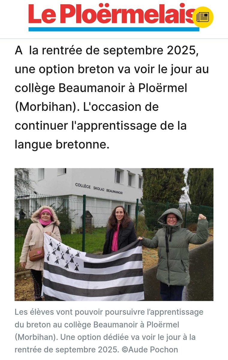 Mat tre ! 
#Brezhoneg 
actu.fr/bretagne/ploer…