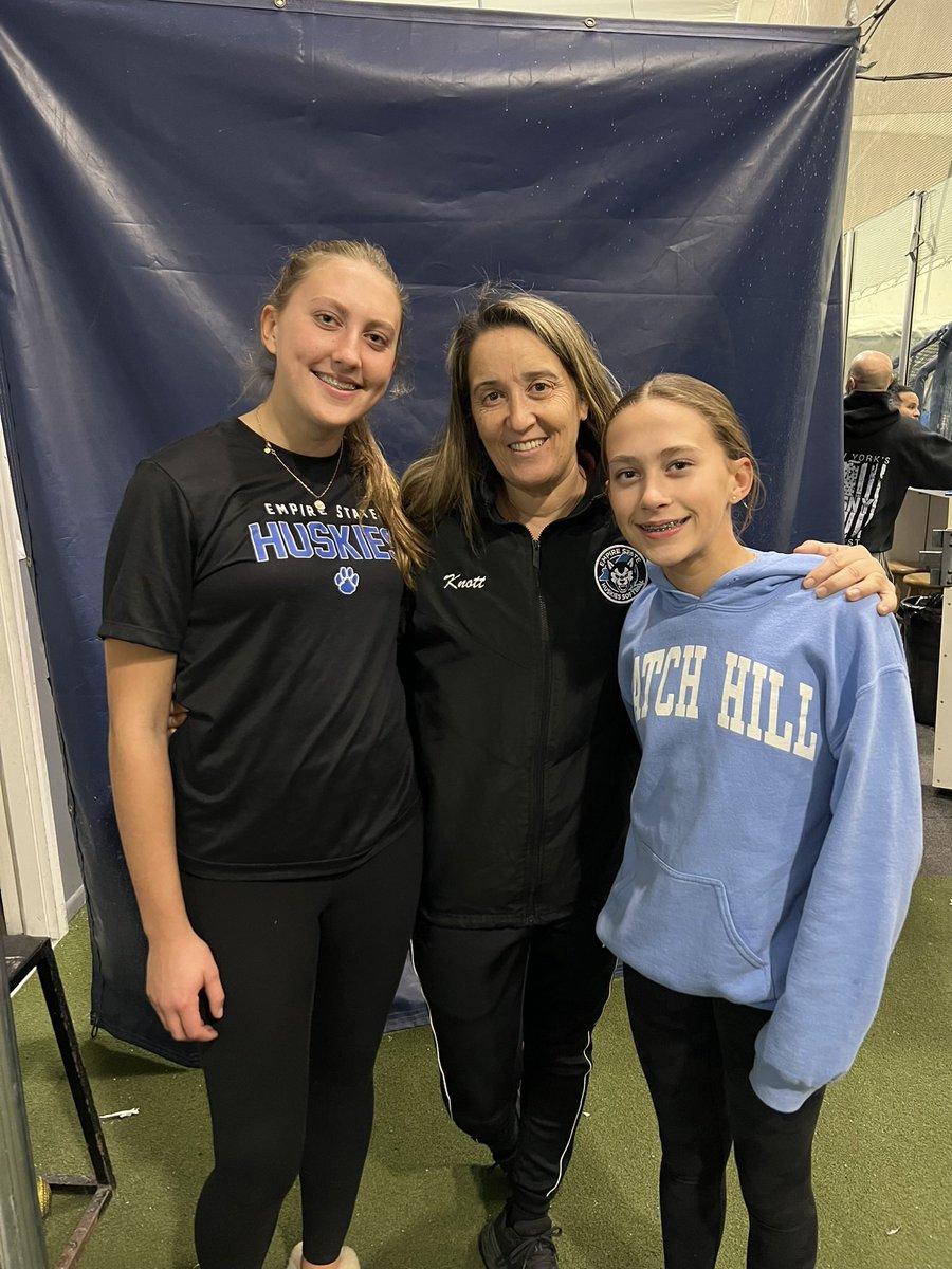Vivian Knott 2027 (@vivianknott2027) on Twitter photo Happy National Girls and Women in Sports Day! I want to recognize two of my favorites who I get to share my love of softball with: my little sister, Lydia, and our awesome pitching coach <a href="/CoachPenny_OLY/">Penny Rosario Roberts</a>! I am so lucky to share and grow this game with them and all of my teammates! Happy National Girls and Women in Sports Day! I want to recognize two of my favorites who I get to share my love of softball with: my little sister, Lydia, and our awesome pitching coach <a href="/CoachPenny_OLY/">Penny Rosario Roberts</a>! I am so lucky to share and grow this game with them and all of my teammates!