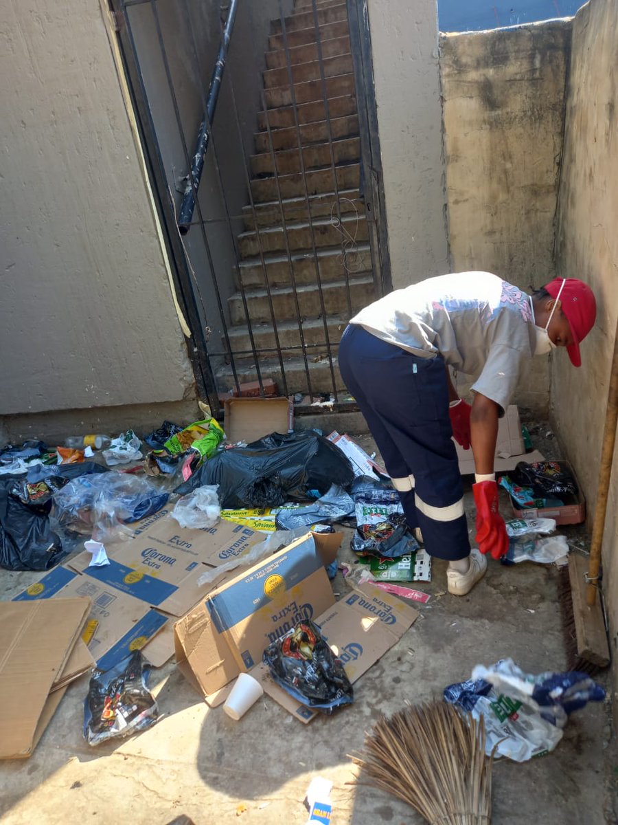 Clean City South Africa NPC interns are hard at work sorting waste for recycling at our Randburg branch.