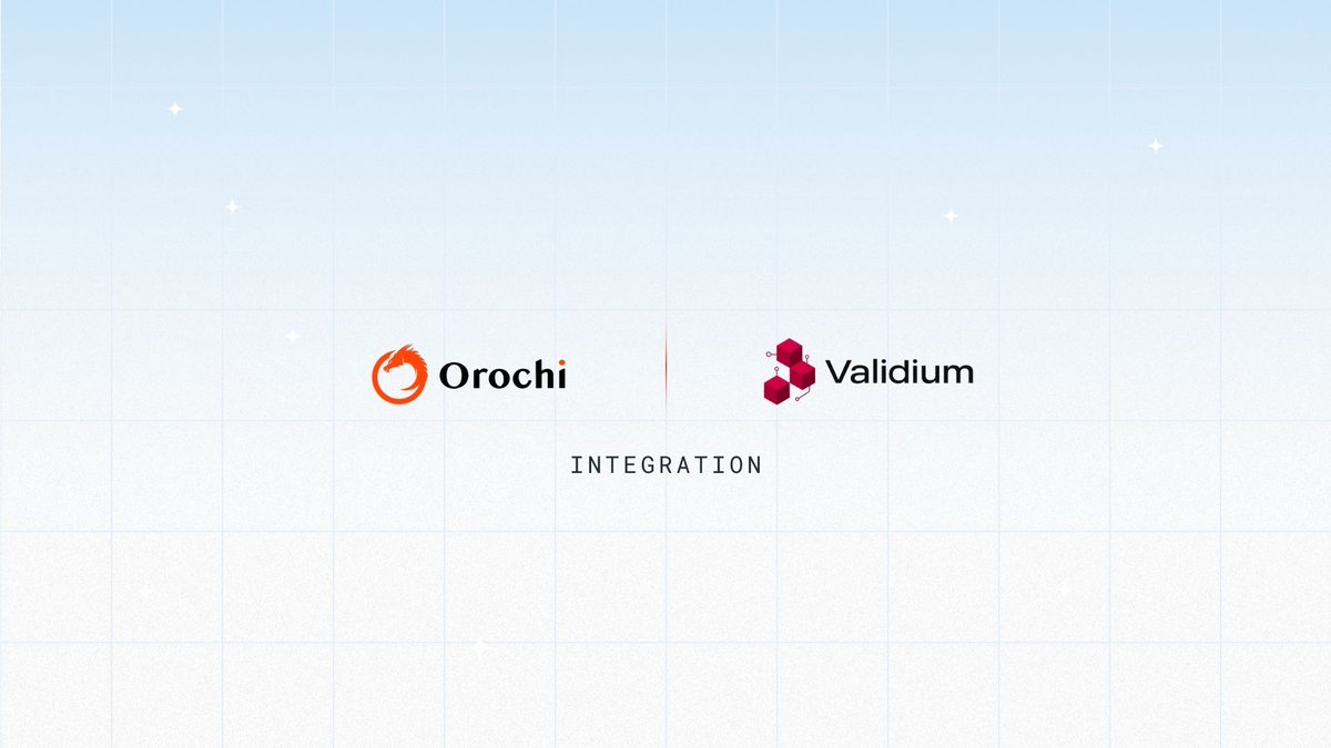 OrochiNetwork's tweet image. 🔥 Gmorochi! We&apos;ve successfully launched Orocle on @ValidiumNetwork (Devnet) - The Modular Blockchain for Limitless Scalability.

This integration is paving the way for a smooth and effective launch on the upcoming testnet. 🚀

🔗 Explore Orocle in our Cookbook:…