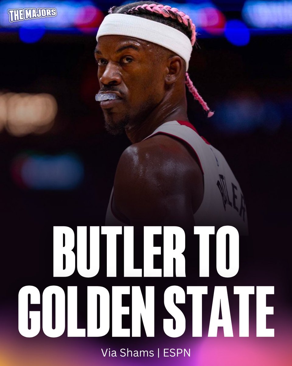 TMSNXBayArea415's tweet photo. Jimmy Butler has been traded to the Warriors as part of a multi-team deal. Butler has also signed a two-year, $121M extension with Golden State. 

Via Shams | ESPN https://t.co/xd7troGqe2