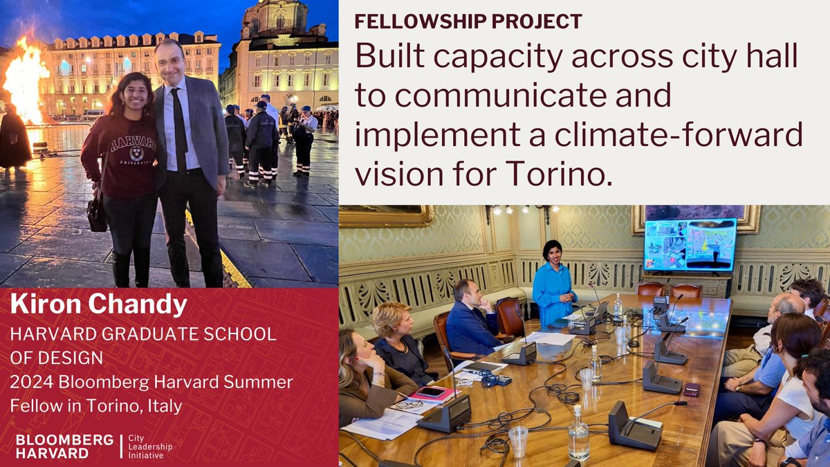Bloomberg Harvard City Leadership Initiative (@bhcityleaders) on Twitter photo 📢 Applications now open for 2025 Bloomberg Harvard Summer Fellowships. Open to all enrolled <a href="/Harvard/">Harvard University</a> grad students. Explore what it’s like to work in local government as a paid fellow like <a href="/kironchandy/">Kiron Chandy</a> of the <a href="/HarvardGSD/">Harvard GSD</a>. 🔗Apply now: bit.ly/4hdfH2m. #FellowSpotlight 📢 Applications now open for 2025 Bloomberg Harvard Summer Fellowships. Open to all enrolled <a href="/Harvard/">Harvard University</a> grad students. Explore what it’s like to work in local government as a paid fellow like <a href="/kironchandy/">Kiron Chandy</a> of the <a href="/HarvardGSD/">Harvard GSD</a>. 🔗Apply now: bit.ly/4hdfH2m. #FellowSpotlight