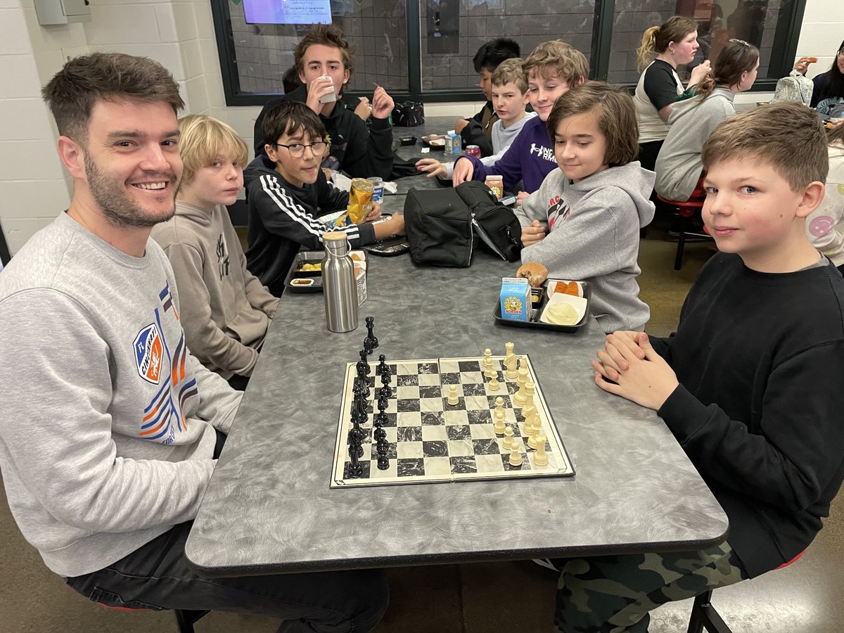 Chris Fossett (@c_fossett) on Twitter photo Saw some great relationship building <a href="/FootMiddle/">Turkey Foot Middle School</a> over a game of chess at lunch today. It’s all about relationships! Ripple effects! Saw some great relationship building <a href="/FootMiddle/">Turkey Foot Middle School</a> over a game of chess at lunch today. It’s all about relationships! Ripple effects!