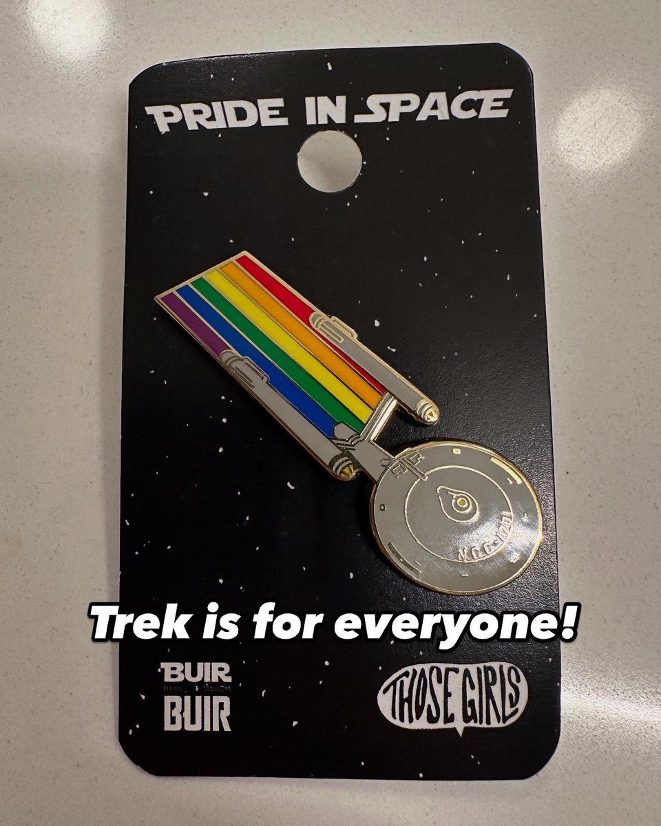Wow! This looks amazing! Star Trek has always been inclusive. Trek is for everyone!

#startrek #pins