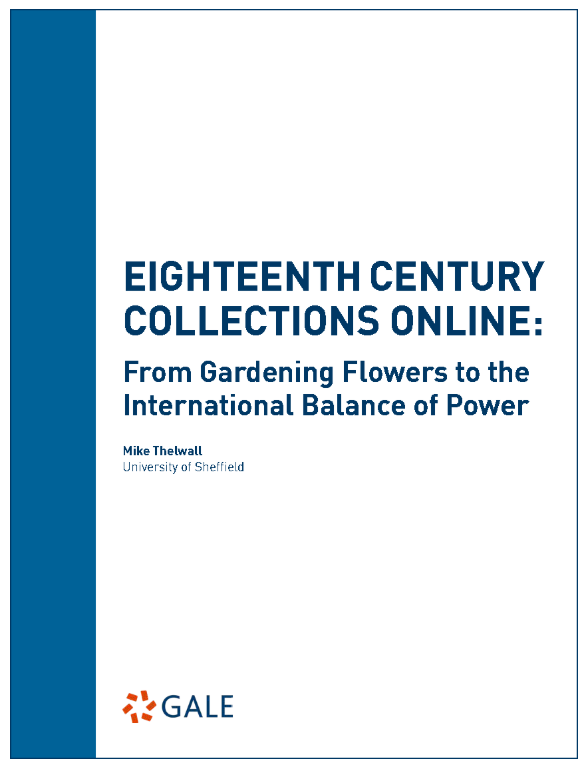 Non-Humanities subjects make up a significant portion of Eighteenth Century Collections Online citations, making up nearly 40% of references. Discover the full significance in our latest impact study to understand ECCO's role in research. bit.ly/411sGyw