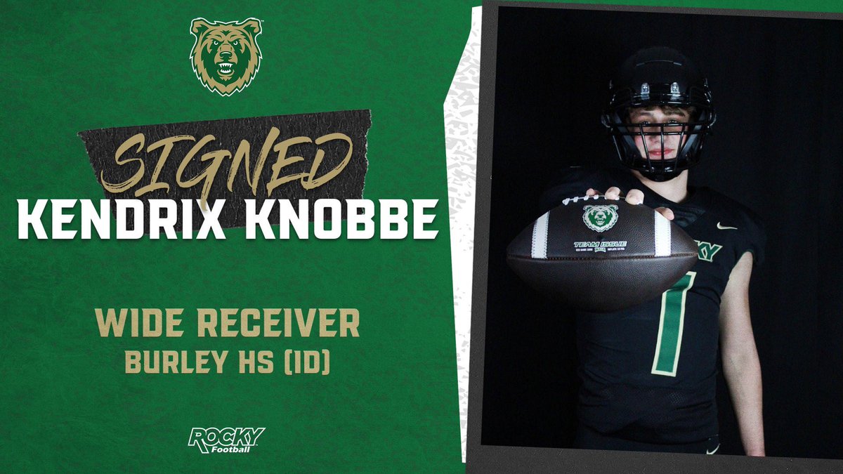 Rocky Football (@rocky_football) on Twitter photo Welcome to the Rocky Family!
Kendrix Knobbe <a href="/KnobbeKendrix/">Kendrix Knobbe</a>
#BEARRAID #NSD25
hudl.com/video/3/168065… Welcome to the Rocky Family!
Kendrix Knobbe <a href="/KnobbeKendrix/">Kendrix Knobbe</a>
#BEARRAID #NSD25
hudl.com/video/3/168065…