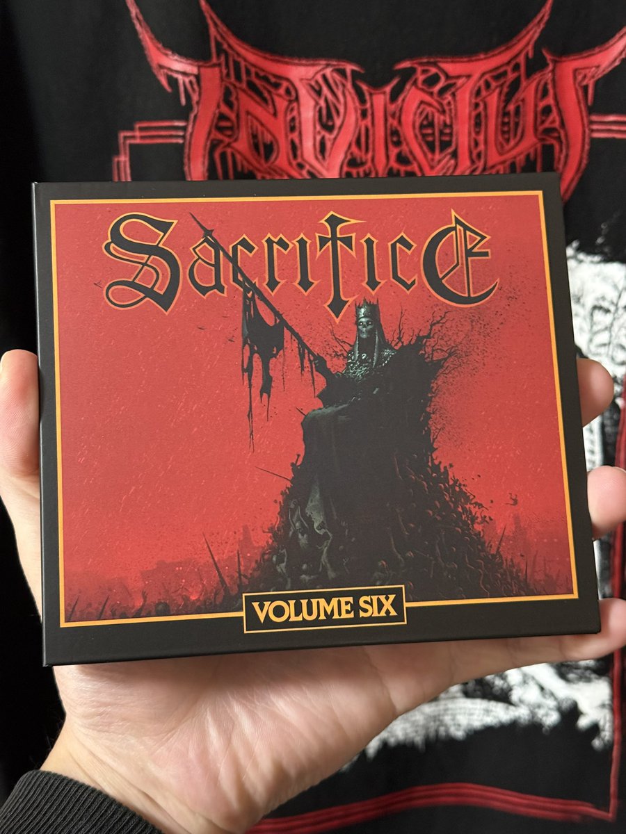 shishineko44225's tweet photo. #Nowplaying
#Sacrifice🇨🇦
#VOLUMESIX
#THRASHMETAL
明日開封するつもりやったが、我慢出来んのでチョイ聴き🤪 https://t.co/KzE6fIQ3tQ