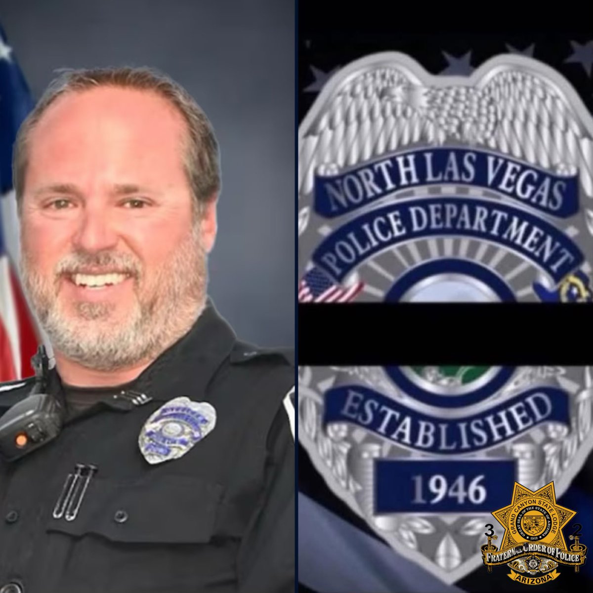 Our prayers 🙏 go out to <a href="/NLVPD/">NLVPD</a> Officer Jason Roscow, who was shot and killed  in the line of duty. Please keep Officer Roscow’s family, friends, and coworkers in your thoughts. 

#LODD #NeverForget #NLVPD