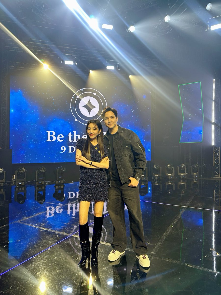 krungy21's tweet photo. Thank you for visiting us on the set Alden~!!! 😀👋🏻 nice meeting you 💙 
#BeTheNext9Dreamers https://t.co/tGkj227HTA