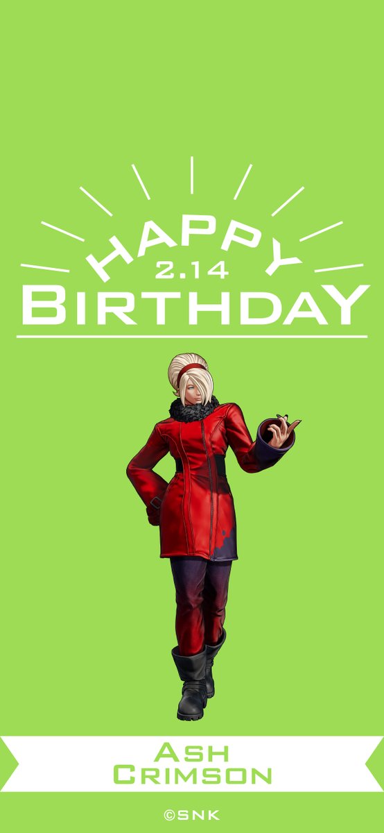 KOFstudio_jp's tweet photo. 【誕生日Pick UP】
SNKキャラクターの誕生日を1人ずつご紹介！

2月14日はアッシュ・クリムゾンの誕生日です💐
Happy Birthday！

https://t.co/iSBmCToQDb
#SNK #KOFstudio #KOF15 #KOFXV #誕生日 https://t.co/5tSlQJHNzW
