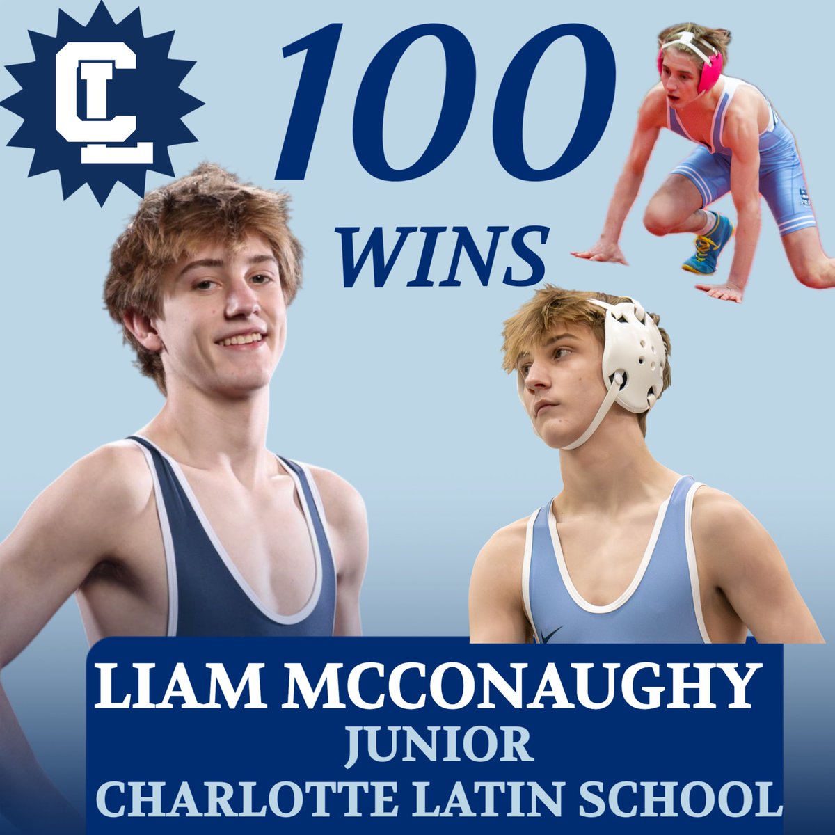 Charlotte Latin Wrestling (@cls_hawks_wrest) on Twitter photo Congratulations to Junior Liam McConaughy who won his 100th varsity match tonight! Let’s Go! <a href="/CLS_Hawks/">Charlotte Latin Athletics</a> Congratulations to Junior Liam McConaughy who won his 100th varsity match tonight! Let’s Go! <a href="/CLS_Hawks/">Charlotte Latin Athletics</a>