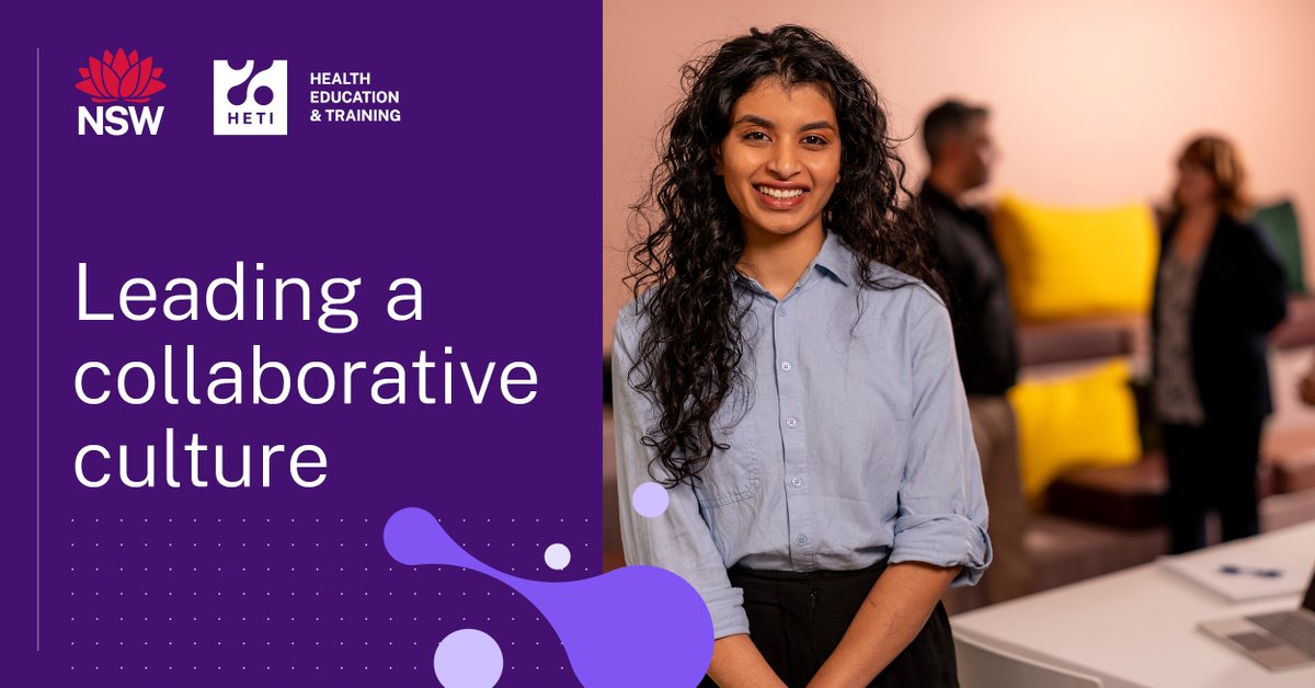 HETI’s Leadership and Management Masterclass: Leading a Collaborative Culture, designed to meet the unique needs of NSW Health leaders and managers at all levels. This 90-minute session is online, so you can tune in from wherever you are. Find out more: heti.nsw.gov.au/education-and-…