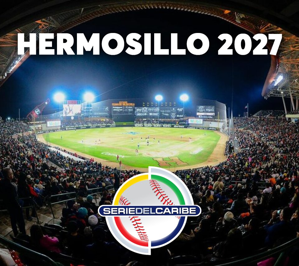 ¡Hermosillo, tierra de béisbol y grandes eventos! ⚾🔥

Seremos sede de la Serie del Caribe 2027, el evento más importante del béisbol latinoamericano. Un logro que confirma que nuestra ciudad sigue creciendo y brillando en el mapa internacional.

¡A celebrar esta gran noticia!