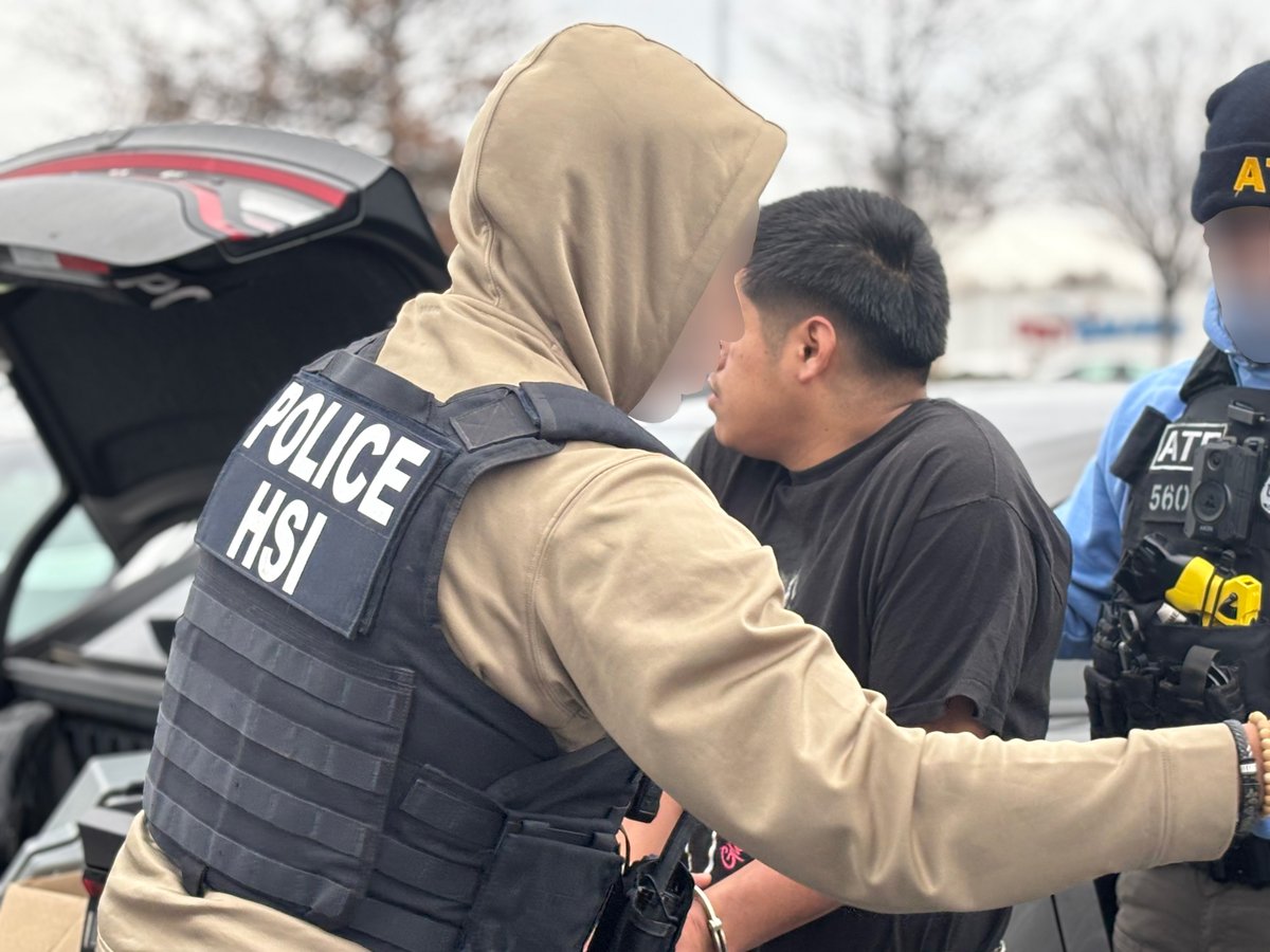 Today, HSI Maryland, ERO Baltimore, FBI Baltimore, and ATF Baltimore arrested a known MS-13 gang member—unlawfully present and a suspect in a homicide investigation.

No refuge for violent criminals. We will not back down. We will pursue justice relentlessly.