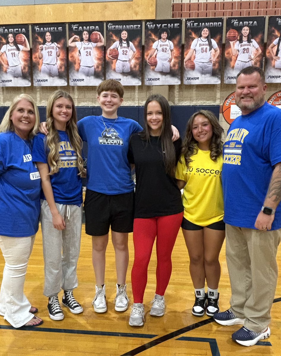 Congratulations to four of our seniors for signing today!

<a href="/Brooke_Taillon4/">Brooke Babcock</a> - <a href="/SwedesWSOC/">Bethany College Women's Soccer</a>  <a href="/madisamherrera/">Madison Herrera</a> -<a href="/TLUWSOC/">TLU Women’s Soccer</a>  <a href="/JessAdamson20/">Jessica Adamson</a> - <a href="/holmeswsoc/">Holmes Womens Soccer</a>  <a href="/CarolynG_M_/">Carolyn Maldonado</a> -  <a href="/culverstockton/">CSC</a>