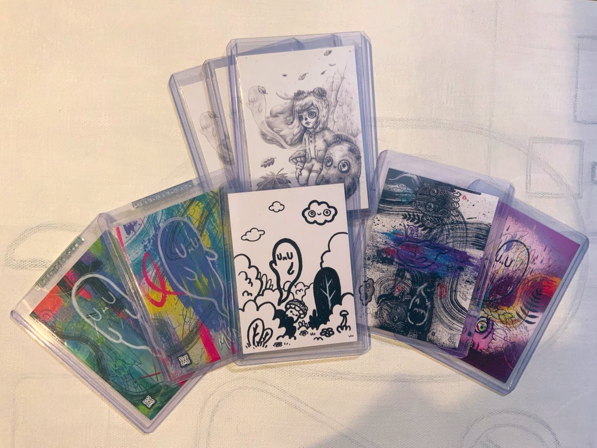 𝓶𝓾𝓶𝓫𝓸𝓽 (@mumbot) on Twitter photo 🙀 Look at all of these trading cards I just signed for a collector… nice collection!!! Some of my <a href="/GasTradingCards/">GAS Trading Cards</a> releases including my ROOKIE CARD and a nice handful of the #TheCreativesTCP Season 2 cards including the FOIL one + I made him 1 quick DIY hand drawn 😘💖👻 🙀 Look at all of these trading cards I just signed for a collector… nice collection!!! Some of my <a href="/GasTradingCards/">GAS Trading Cards</a> releases including my ROOKIE CARD and a nice handful of the #TheCreativesTCP Season 2 cards including the FOIL one + I made him 1 quick DIY hand drawn 😘💖👻