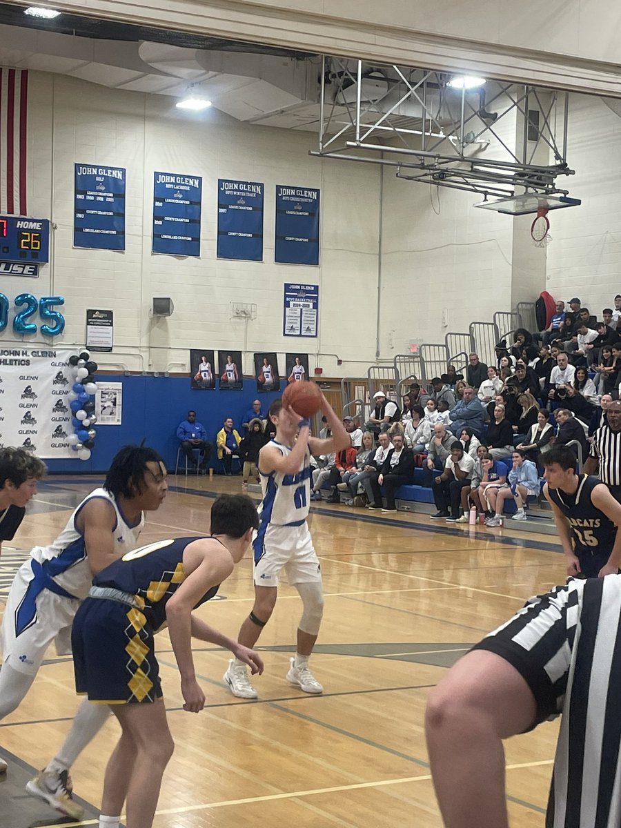 John Glenn Boys Basketball Senior Night . Thank you seniors and parents for a great four years. Glenn defeated Shoreham River to make the night complete!