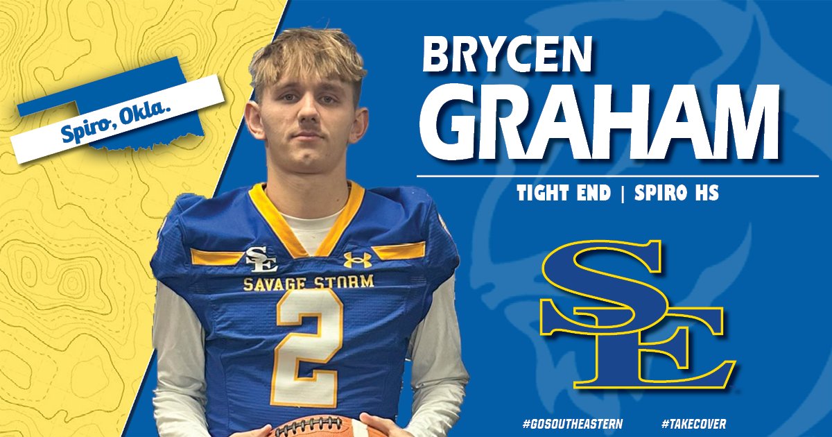 Southeastern Athletics (@gosoutheastern) on Twitter photo Welcome <a href="/bryceng02/">Brycen Graham</a> to the Savage Storm family!
<a href="/SavageStormFB/">Savage Storm Football</a>
#GoSoutheastern | #TakeCover | #NSD2025 Welcome <a href="/bryceng02/">Brycen Graham</a> to the Savage Storm family!
<a href="/SavageStormFB/">Savage Storm Football</a>
#GoSoutheastern | #TakeCover | #NSD2025