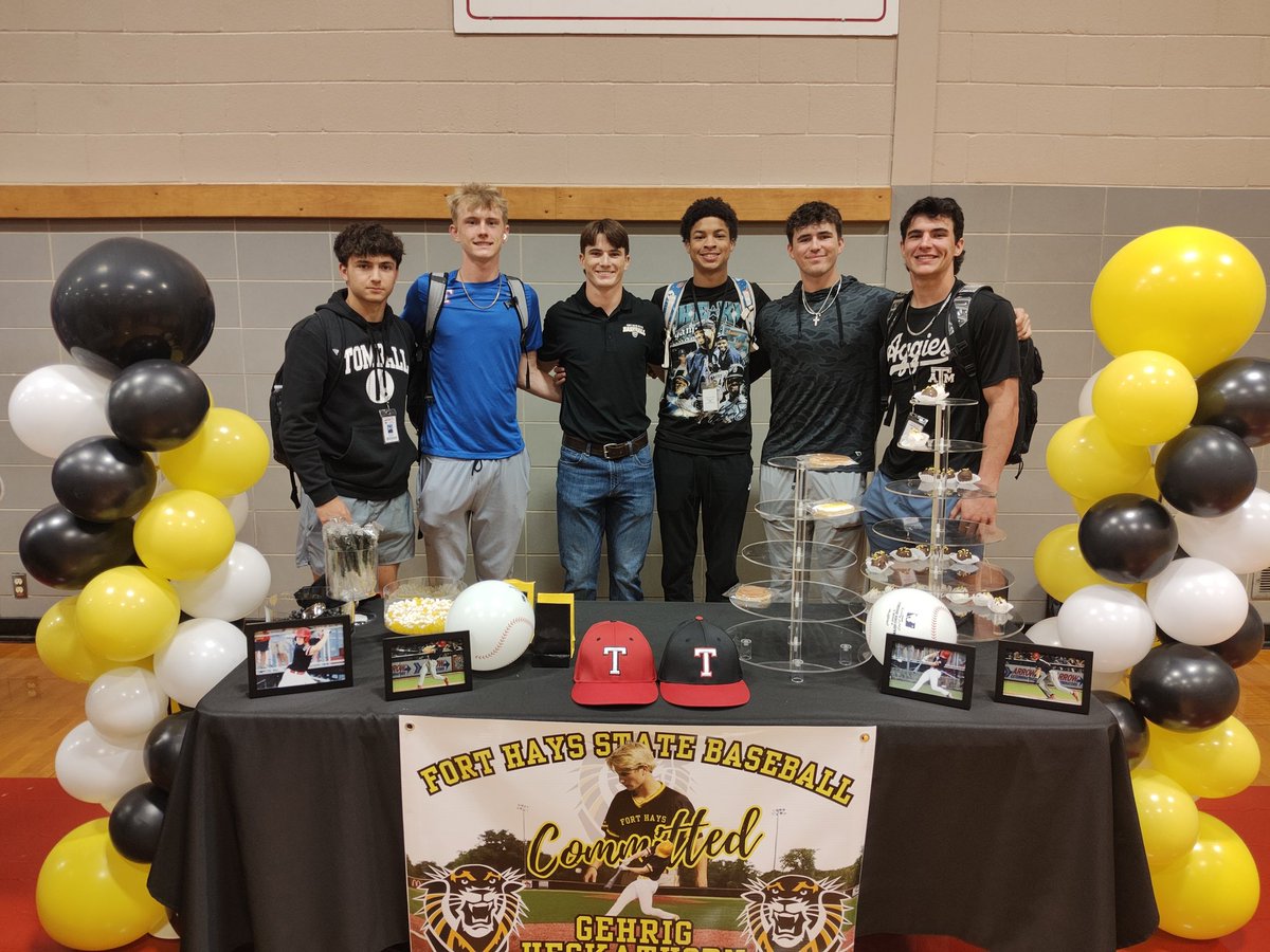 Joe Heckathorn (@coachjoeheck) on Twitter photo Super proud of this guy. A lot of hard work over a lot of years has paid off. <a href="/fhsubaseball/">FHSU Baseball</a> is getting a good one.
<a href="/GehrigHeck4/">Gehrig Heckathorn</a>
<a href="/tomball_bsball/">Tomball High School Baseball</a> Super proud of this guy. A lot of hard work over a lot of years has paid off. <a href="/fhsubaseball/">FHSU Baseball</a> is getting a good one.
<a href="/GehrigHeck4/">Gehrig Heckathorn</a>
<a href="/tomball_bsball/">Tomball High School Baseball</a>
