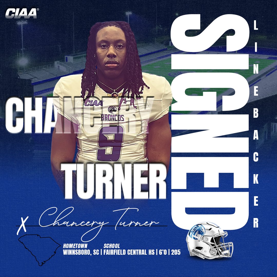 𝗖𝗵𝗮𝗻𝗰𝗲𝗿𝘆 𝗧𝘂𝗿𝗻𝗲𝗿, Welcome to Bronco Country ✍️ 🏈 

#signingday | #fsubroncos | #broncopride