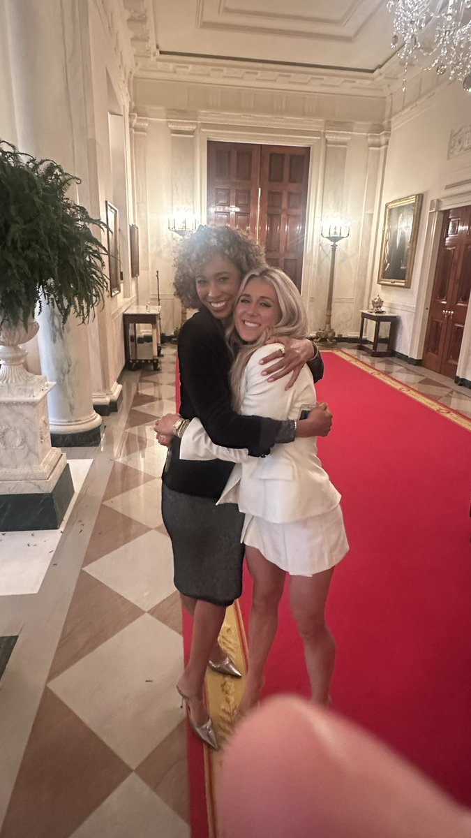 Sage Steele (@sagesteele) on Twitter photo I donāt have the words right now to describe how I feel about my friend <a href="/Riley_Gaines_/">Riley Gaines</a>
This pic was taken today at The <a href="/WhiteHouse/">The White House</a> right after <a href="/POTUS/">President Donald J. Trump</a> signed the EO to keep men/boys OUT of womens/girls sports - fixing what Biden & Harris destroyed with Title IX. What President I donāt have the words right now to describe how I feel about my friend <a href="/Riley_Gaines_/">Riley Gaines</a>
This pic was taken today at The <a href="/WhiteHouse/">The White House</a> right after <a href="/POTUS/">President Donald J. Trump</a> signed the EO to keep men/boys OUT of womens/girls sports - fixing what Biden & Harris destroyed with Title IX. What President