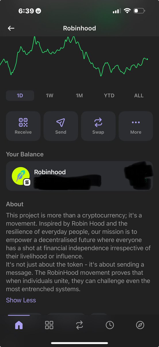 Irvings31075139's tweet photo. $HOOD is officially verified on @phantom 🔥 another great move by @HoodSolbackup #Phantom #Solana #Verified 🪶🪶💚🍀 https://t.co/v5idHkfgFU