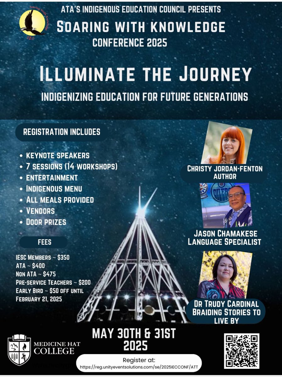 Remember to register for the upcoming Soaring with Knowledge Conference,  Illuminate the Journey. Early bird savings until Feb. 21st. Join us in Medicine Hat May 30, 31st! @abteachers @albertasocialstudies @atasciencecouncil <a href="/atainclusiveed/">Council4InclusiveEd</a> @myc_ata @geoec <a href="/ata_csl/">ATA Council for School Leadership</a>