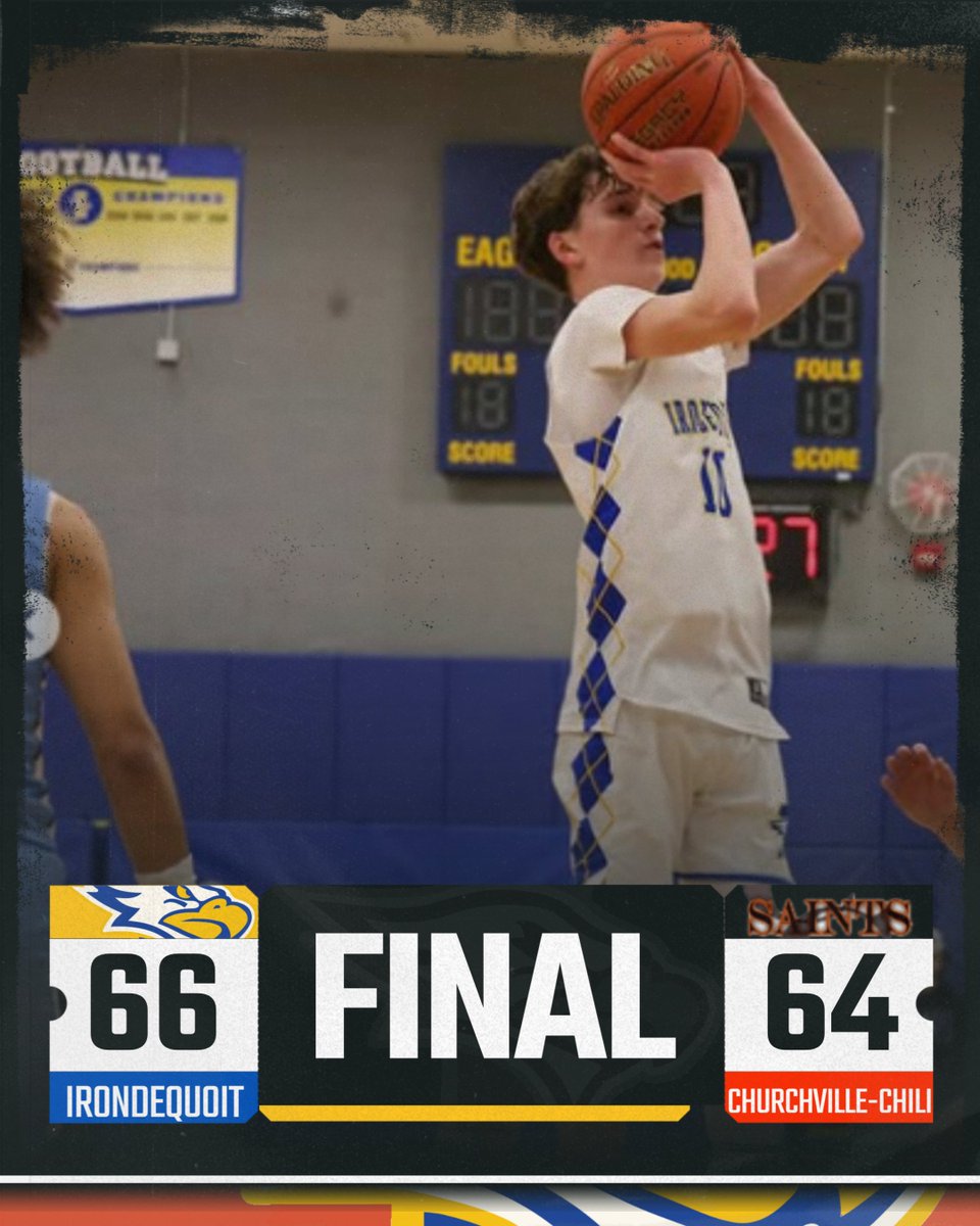 Irondequoit High School Athletics (@wieagles) on Twitter photo BIG DUB! <a href="/ITownHoops/">Irondequoit Boys Basketball</a> avenged an earlier overtime loss by winning 66-64 on the road at Churchville-Chili tonight behind 28 points from Chase Leonardo! The junior guard made all 6 of his free throws in the 4th QT to help seal a 4th straight victory! Junior forward Josh Morse added BIG DUB! <a href="/ITownHoops/">Irondequoit Boys Basketball</a> avenged an earlier overtime loss by winning 66-64 on the road at Churchville-Chili tonight behind 28 points from Chase Leonardo! The junior guard made all 6 of his free throws in the 4th QT to help seal a 4th straight victory! Junior forward Josh Morse added