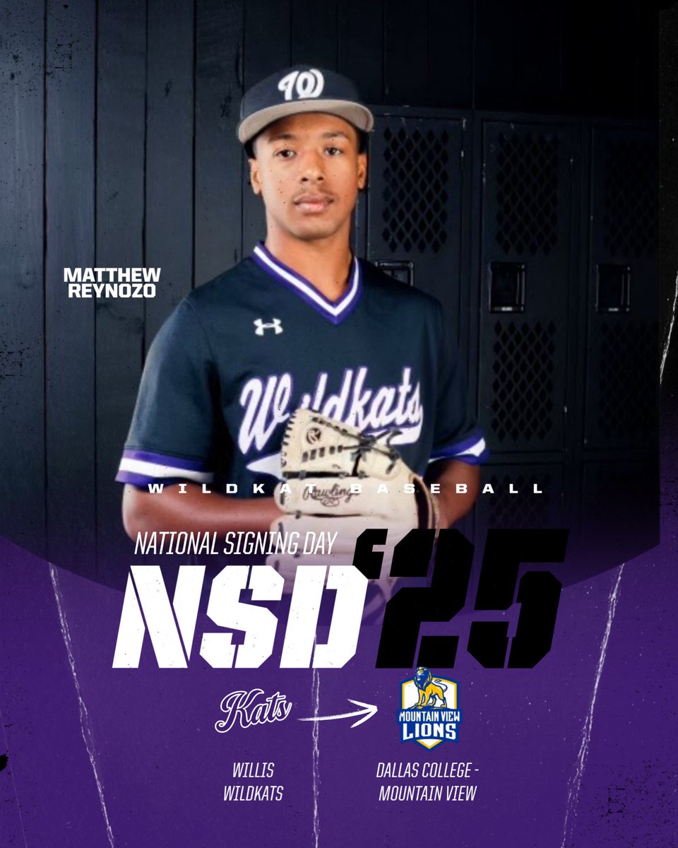 Congratulations to Matthew Reynozo on signing to play at Dallas College - Mountain View! <a href="/DCMVBaseball/">DCMV Baseball</a>