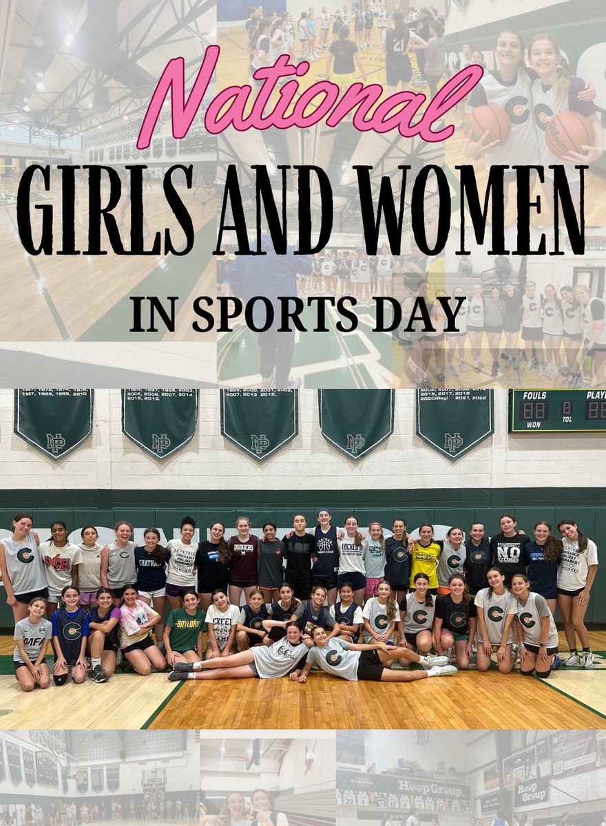 Proud of all our girls! Happy National Girls and Women in Sports Day!