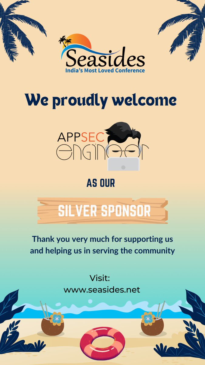 Seasides (@seasides_conf) on Twitter photo Excited to have <a href="/AppSecEngineer/">AppSecEngineer</a> as a sponsor for Seasides Conference! With hands-on labs & real-world training, AppSecEngineer empowers security engineers & developers in AppSec, DevSecOps, & Cloud Security.
Huge thanks to <a href="/abhaybhargav/">Abhay Bhargav</a> & the team for supporting the community
Y Excited to have <a href="/AppSecEngineer/">AppSecEngineer</a> as a sponsor for Seasides Conference! With hands-on labs & real-world training, AppSecEngineer empowers security engineers & developers in AppSec, DevSecOps, & Cloud Security.
Huge thanks to <a href="/abhaybhargav/">Abhay Bhargav</a> & the team for supporting the community
Y