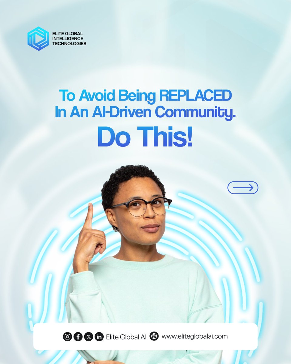EliteglobalAI's tweet image. Would you rather evolve with the world or get replaced?

Follow Elite Global AI to stay ahead, explore AI innovations,
and unlock new opportunities. 🔥💡

#FutureIsAI #EliteGlobalAI
