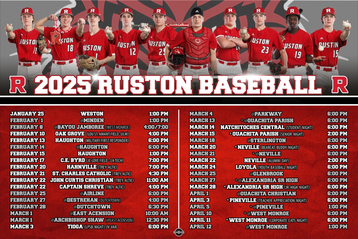 Ruston Baseball (@rustonbaseball) on Twitter photo 