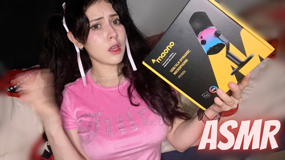 Volví probando el micro de Maono!! uwu youtu.be/ONX62ovDUyU te veoooo por allá! #asmr