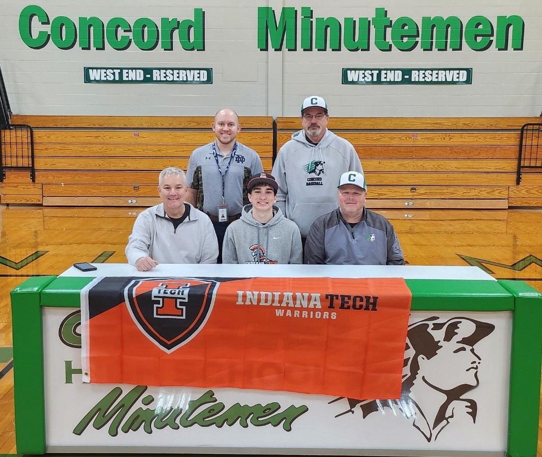 Congratulations, Garrett Stewart (Indiana Tech) and Alex Jimenez (Alpena Community College), on signing today to continue your academics and baseball careers at the college level.