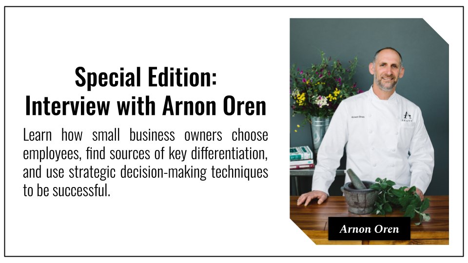 brainwavesdotme's tweet image. Special Edition: Interview with Arnon Oren

Read Now: brainwaves.me

#interview #insight #business #restaurant