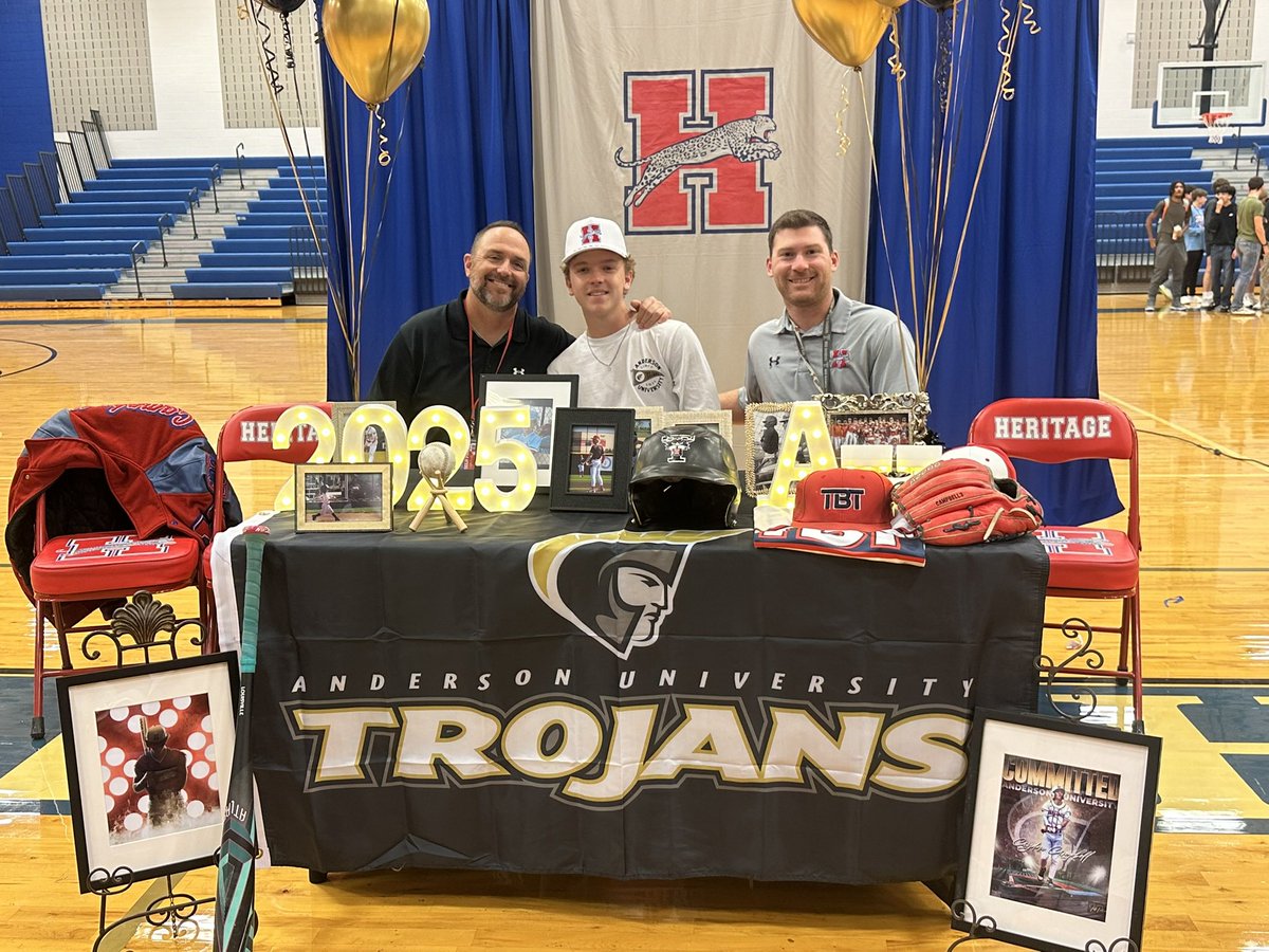 Matt Campbell (@mattcam38861107) on Twitter photo Congratulations <a href="/Cayden_0725/">Cayden Campbell</a> on your commitment to <a href="/AUTrojansbsbl/">Anderson Baseball</a>. Super proud of your commitment. <a href="/JagBaseball16/">Heritage Baseball</a> Congratulations <a href="/Cayden_0725/">Cayden Campbell</a> on your commitment to <a href="/AUTrojansbsbl/">Anderson Baseball</a>. Super proud of your commitment. <a href="/JagBaseball16/">Heritage Baseball</a>