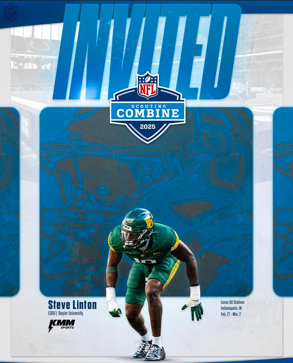 #Baylor EDGE prospect Steve Linton has been invited to the NFL Combine. #SicEm