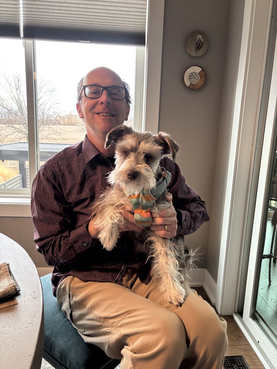 With my Dad’s puppy Willa!